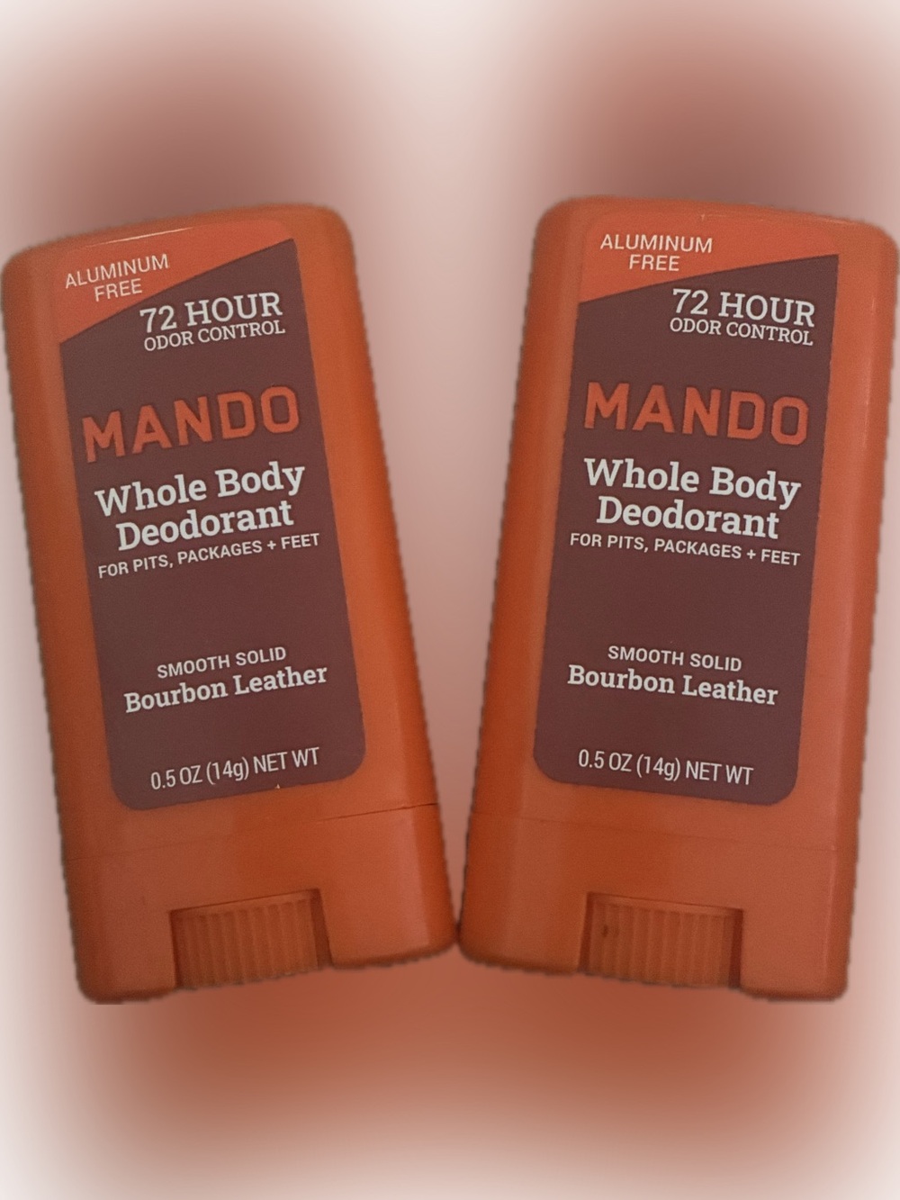 ‼️2/$10‼️Mando Whole Body Deodorant - Bourbon Leather - 2 travel size